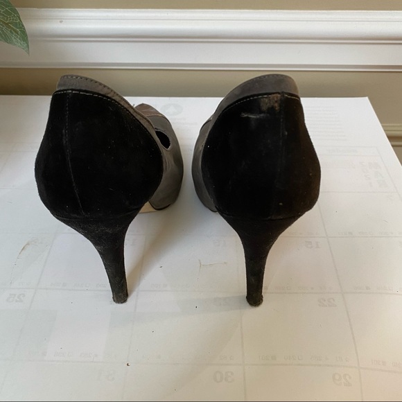Madden Girl Black Suede High Heels - Picture 2 of 5